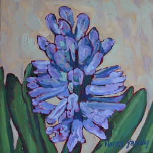 Hyacinth 2, Oil, 12 X 12